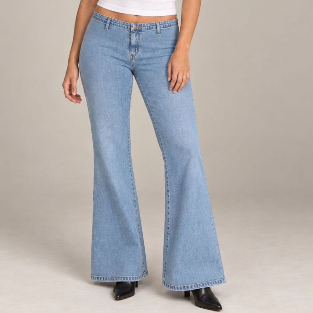 Vintage Miss Sixty Low Rise Flare Jeans Size Large